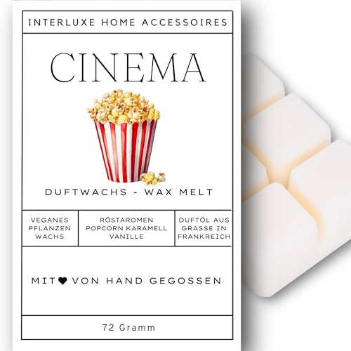 Interluxe Duftmelt Wachsmelt Cineam Popcorn Duft duftendes Waxmelt 100% pflanzlich Duftwachswürfel für Duftlampe Wachs mit Duftöl Indoor Melts Duftwachs für Aromalampe Interluxe Duftmelt Wachsmelt Cineam Popcorn Duft duftendes Waxmelt 100% pflanzlich Duftwachswürfel für Duftlampe Wachs mit Duftöl Indoor Melts Duftwachs für Aromalampe von Interluxe