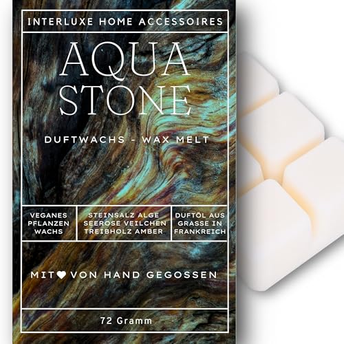 Interluxe Duftmelt Wachsmelt Duftwachs Aqua Stone duftendes Wachs Duft Melt duftend Waxmelt 100% pflanzlich Duftwachswürfel Wachs mit Duftöl Interluxe Duftmelt Wachsmelt Duftwachs Aqua Stone duftendes Wachs Duft Melt duftend Waxmelt 100% pflanzlich Duftwachswürfel Wachs mit Duftöl von Interluxe