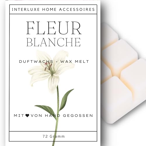 Interluxe Duftmelt Wachsmelt Duftwachs Fleur Blanche Duft angenehm duftend Waxmelt 100% pflanzlich Duftwachswürfel Wachs mit Duftöl Melts Interluxe Duftmelt Wachsmelt Duftwachs Fleur Blanche Duft angenehm duftend Waxmelt 100% pflanzlich Duftwachswürfel Wachs mit Duftöl Melts von Interluxe