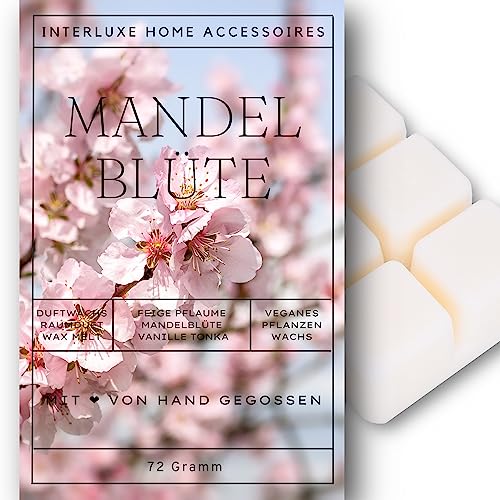 Interluxe Duftmelt Wachsmelt Mandelblüte angenehm duftend Waxmelt 100% pflanzlich Duftwachswürfel Wachs mit Duftöl Indoor Melts Duftwachs Interluxe Duftmelt Wachsmelt Mandelblüte angenehm duftend Waxmelt 100% pflanzlich Duftwachswürfel Wachs mit Duftöl Indoor Melts Duftwachs von Interluxe