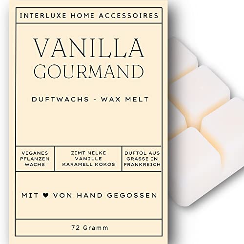Interluxe Duftmelt Wachsmelt Vanilla Gourmand angenehm duftend Waxmelt 100% pflanzlich Duftwachswürfel für Duftlampe Wachs mit Duftöl Indoor Melts Duftwachs für Aromalampe Interluxe Duftmelt Wachsmelt Vanilla Gourmand angenehm duftend Waxmelt 100% pflanzlich Duftwachswürfel für Duftlampe Wachs mit Duftöl Indoor Melts Duftwachs für Aromalampe von Interluxe