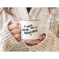 Interluxe Emaille Becher - Noch Ein Glühweinchen? Weihnachtsmarkt Geschenkidee Lustiger Spruch Mädelsabend Adventszeit Weihnachten Tasse Interluxe Emaille Becher - Noch Ein Glühweinchen? Weihnachtsmarkt Geschenkidee Lustiger Spruch Mädelsabend Adventszeit Weihnachten Tasse von Interluxe