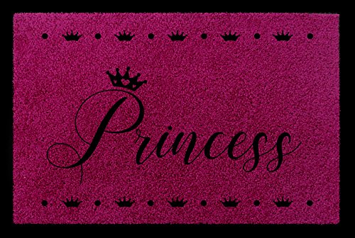 Interluxe FUSSMATTE Türvorleger Princess Schlafzimmer Mädchen Frau Geschenk Geburtstag Fuchsia Interluxe FUSSMATTE Türvorleger Princess Schlafzimmer Mädchen Frau Geschenk Geburtstag Fuchsia von Interluxe