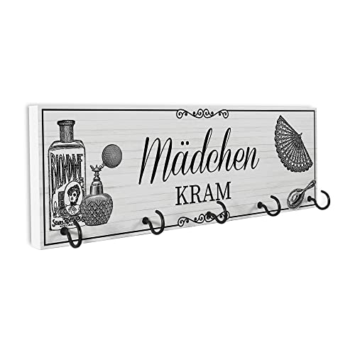 Interluxe Garderobenleiste - Mädchen Kram - Garderobenhaken Dekobord Schlüsselbrett Hakenleiste Interluxe Garderobenleiste - Mädchen Kram - Garderobenhaken Dekobord Schlüsselbrett Hakenleiste von Interluxe