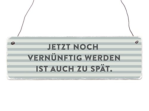 Interluxe Holzschild Shabby JETZT NOCH VERNÜNFTIGER Werden Vintage Mitbringsel zum Geburtstag Schild aus Holz mit witzigem Spruch Interluxe Holzschild Shabby JETZT NOCH VERNÜNFTIGER Werden Vintage Mitbringsel zum Geburtstag Schild aus Holz mit witzigem Spruch von Interluxe