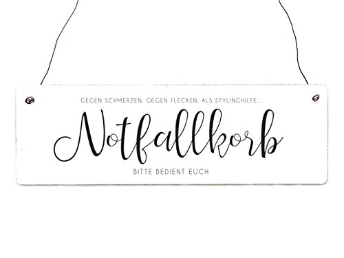 Interluxe Holzschild Shabby NOTFALLKORB Hochzeit Gäste Hinweis Aufforderung Party Feier Interluxe Holzschild Shabby NOTFALLKORB Hochzeit Gäste Hinweis Aufforderung Party Feier von Interluxe