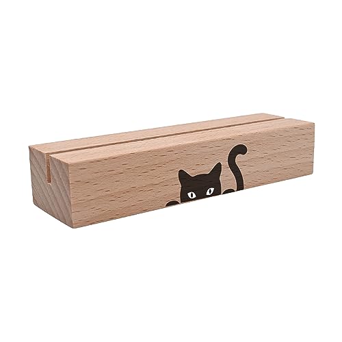 Interluxe Kartenhalter - Katze Silhouette - Kätzchen Cat Grußkartenhalter mit Spruch Fotohalter Kartenständer Tischkartenhalter aus Holz Interluxe Kartenhalter - Katze Silhouette - Kätzchen Cat Grußkartenhalter mit Spruch Fotohalter Kartenständer Tischkartenhalter aus Holz von Interluxe
