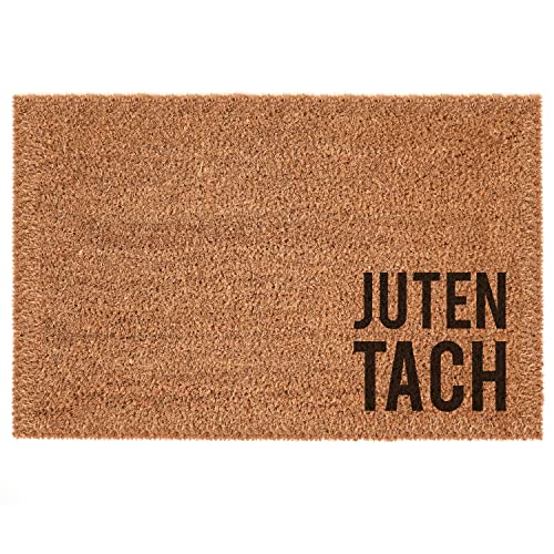 Interluxe Kokos-Fußmatte - Juten Tach - Kokosmatte Willkommen als Türvorleger für Wohnungstür & Haustür - Qualitätsprodukt langlebig, robust und nachhaltig (50 x 70 cm) von Interluxe