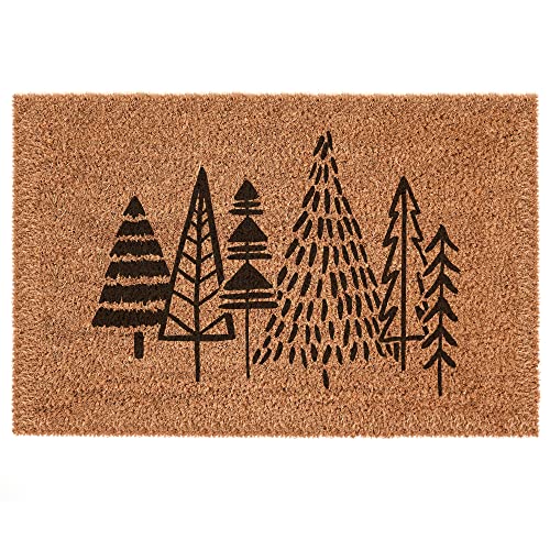 Interluxe Kokos Fußmatte - Weihnachtsbaum - Fussmatte aus Deutscher Herstellung Weihnachtsmotiv Weihnachten X-Mas Weihnachstmatte (50x70cm) von Interluxe