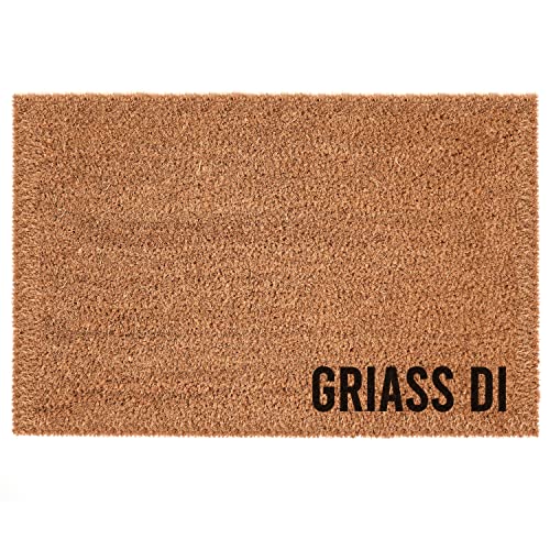 Interluxe Kokosmatte - GRIASS DI - Türmatte aus natürlichem Kokos, (40 x 60 cm) von Interluxe