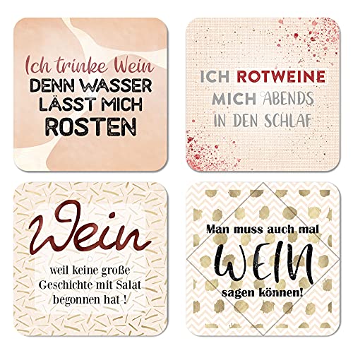 Interluxe LED Untersetzer 4er Set - Rotwein - Vier leuchtende Design Untersetzer als Deko für den Tisch oder die Bar Interluxe LED Untersetzer 4er Set - Rotwein - Vier leuchtende Design Untersetzer als Deko für den Tisch oder die Bar von Interluxe