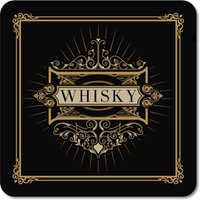 Interluxe Led Untersetzer - Black Whisky A Leuchtender Für Whiskygläser Als Bardeko Oder Geschenk Whiskytrinker von Interluxe