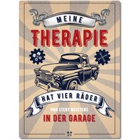 Interluxe Metallschild A4 - Meine Therapie Hat Vier Räder Wandschild Metall Garage Männer Schild Blech Kollege Freund Interluxe Metallschild A4 - Meine Therapie Hat Vier Räder Wandschild Metall Garage Männer Schild Blech Kollege Freund von Interluxe