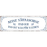 Interluxe Metallschild Meine Nähmaschine Und Ich Spruch Schild Als Geschenkidee Motivation Wanddeko Schneiderin Hobby Handwerk Interluxe Metallschild Meine Nähmaschine Und Ich Spruch Schild Als Geschenkidee Motivation Wanddeko Schneiderin Hobby Handwerk von Interluxe