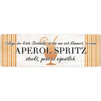 Interluxe Metallschild - Solange Der Letzte Strohhalm Aperol Spritz Geschenkidee Freundin Party Cocktail Spruch Sprüche Mitbringsel Interluxe Metallschild - Solange Der Letzte Strohhalm Aperol Spritz Geschenkidee Freundin Party Cocktail Spruch Sprüche Mitbringsel von Interluxe