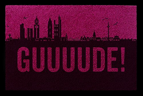 Interluxe SCHMUTZMATTE Fußmatte GUUUUDE Frankfurt Flur Geschenk Einzug Lustig Türmatte Fuchsia Interluxe SCHMUTZMATTE Fußmatte GUUUUDE Frankfurt Flur Geschenk Einzug Lustig Türmatte Fuchsia von Interluxe