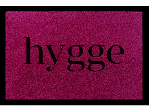 Interluxe SCHMUTZMATTE Fußmatte Hygge Fuchsia dänische norwegische Gemütlichkeit Fussabtreter Interluxe SCHMUTZMATTE Fußmatte Hygge Fuchsia dänische norwegische Gemütlichkeit Fussabtreter von Interluxe