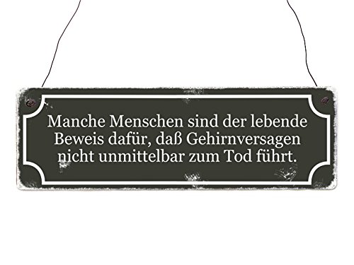 Interluxe Shabby Vintage Schild Tür Manche Menschen SIND DER LEBENDE Beweis DAFÜR, DASS von Interluxe