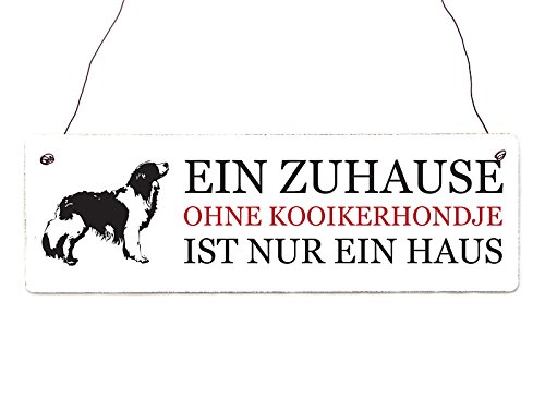 Interluxe Shabby Vintage Schild Türschild EIN ZUHAUSE OHNE Kooikerhondje Hund Interluxe Shabby Vintage Schild Türschild EIN ZUHAUSE OHNE Kooikerhondje Hund von Interluxe