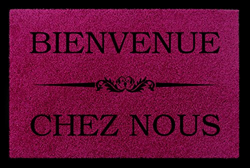 Interluxe TÜRMATTE Fußmatte BIENVENUE Frankreich Willkommen Eingang Geschenk Einzug Fuchsia Interluxe TÜRMATTE Fußmatte BIENVENUE Frankreich Willkommen Eingang Geschenk Einzug Fuchsia von Interluxe