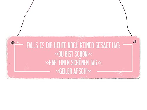 Interluxe Türschild Vintage Holzschild Falls ES DIR Heute NOCH KEINER Lustig Geschenk Türschild Dekoration Interluxe Türschild Vintage Holzschild Falls ES DIR Heute NOCH KEINER Lustig Geschenk Türschild Dekoration von Interluxe
