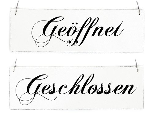 Interluxe Vintage Shabby Schild Türschild GEÖFFNET GESCHLOSSEN Wendeschild Holzschild Landhaus Interluxe Vintage Shabby Schild Türschild GEÖFFNET GESCHLOSSEN Wendeschild Holzschild Landhaus von Interluxe