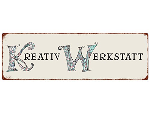 Interluxe METALLSCHILD Türschild KREATIV Werkstatt Stricken Handarbeit Häkeln Nähen Wolle Interluxe METALLSCHILD Türschild KREATIV Werkstatt Stricken Handarbeit Häkeln Nähen Wolle von Interluxe