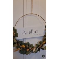 Metall Schild Für Diy Türkranz - So Schön, Dass Du Da Bist Gäste Besuch Landhaus Dekoschild Gartenschild Türschild Willkommen Freunde Metall Schild Für Diy Türkranz - So Schön, Dass Du Da Bist Gäste Besuch Landhaus Dekoschild Gartenschild Türschild Willkommen Freunde von Interluxe