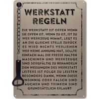 Metallschild Mit Flaschenöffner Bieröffner A4 - Werkstattregeln Männergeschenk Werkhalle Autowerkstatt Garage Werkraum Kumpel Freund Metallschild Mit Flaschenöffner Bieröffner A4 - Werkstattregeln Männergeschenk Werkhalle Autowerkstatt Garage Werkraum Kumpel Freund von Interluxe