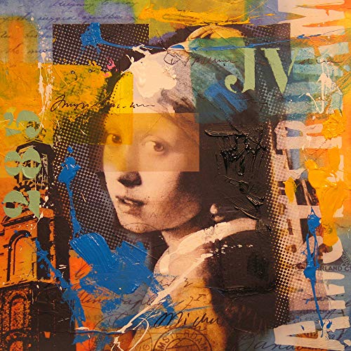 International Graphics Fertigbild - Baker, Micha - ''Girl Pearl - Vermeer'' - 30 x 30 cm - Direktdruck auf Acryl von International Graphics