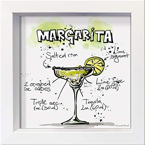 International Graphics Gerahmte Postkarte - Oriol, Vincent - ''Margarita'' - 16 x 16 cm - weißer Rahmen von International Graphics