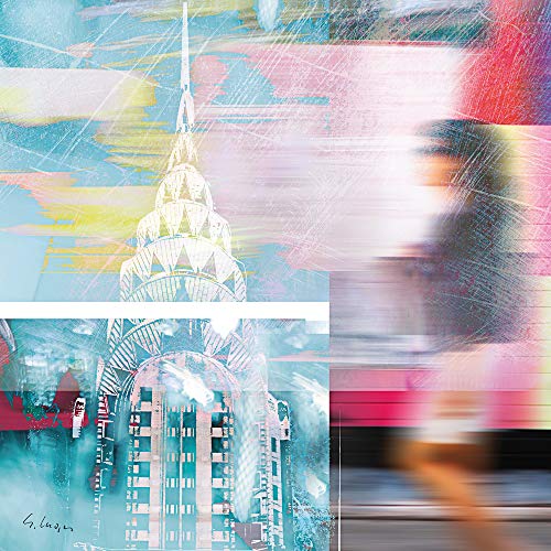 International Graphics Fertigbild - Luger, Gery - ''NY City Walk'' - 30 x 30 cm - Direktdruck auf Acryl von International Graphics