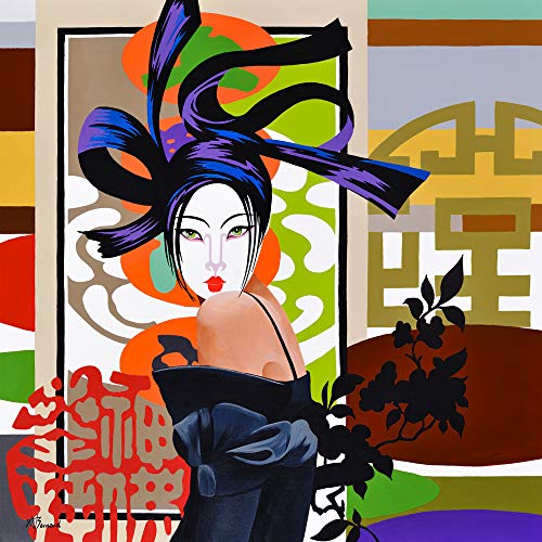 International Graphics Fertigbild - Bernard, Anne - ''Kiku'' - 30 x 30 cm - Direktdruck auf Acryl von International Graphics