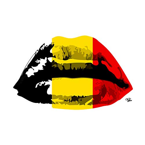 International Graphics Fertigbild - PASLIER, Morgan - ''Belgium Kiss'' - 30 x 30 cm - Direktdruck auf Acryl von International Graphics