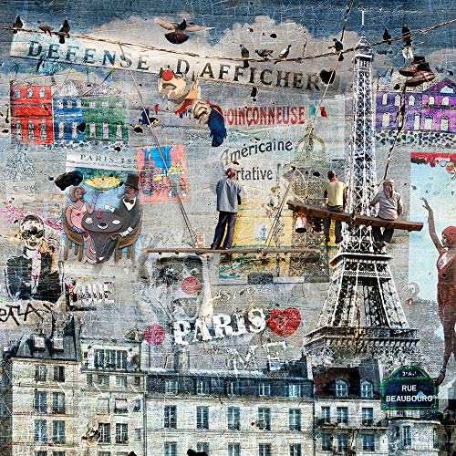 International Graphics Fertigbild - MAÏLO/M-L VAREILLES - ''Les peintres de graffitis: Paris'' - 30 x 30 cm - Direktdruck auf Acryl von International Graphics