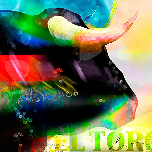 International Graphics Fertigbild - BOSBOOM, Leon - ''Cabeza de Toro'' - 30 x 30 cm - Direktdruck auf Acryl von International Graphics