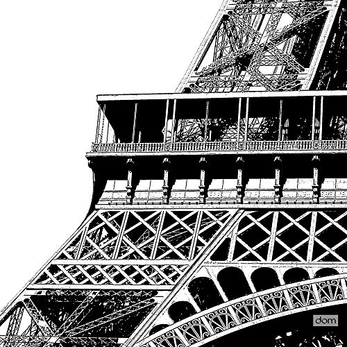 International Graphics Fertigbild - MASSOT, Dominique - ''Tour Eiffel Zoom'' - 30 x 30 cm - Direktdruck auf Acryl von International Graphics