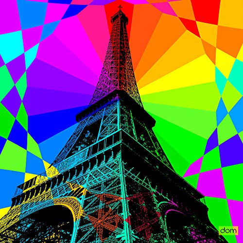 International Graphics Fertigbild - MASSOT, Dominique - ''Tour Eiffel Fireworks'' - 30 x 30 cm - Direktdruck auf Acryl von International Graphics