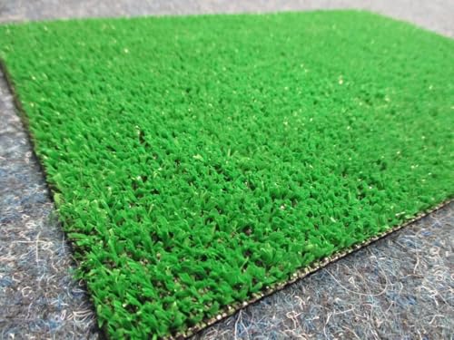 Internethandel Pfordt Tuft Kunstrasen 100 x200 cm Teppich - pflegeleicht und wetterfest - geeignet als Outdoor Rasenteppich für Balkon und Garten in Grün von Internethandel Pfordt