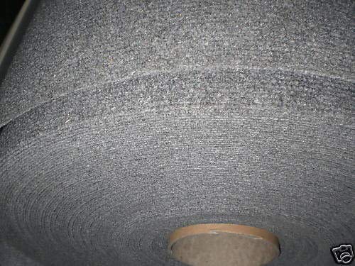 Nadelfilz (4€/m²) Bodenbelag Schwer Entflammbar, für Events und Messen Grau 200 cm Breite (Muster) von Internethandel Pfordt