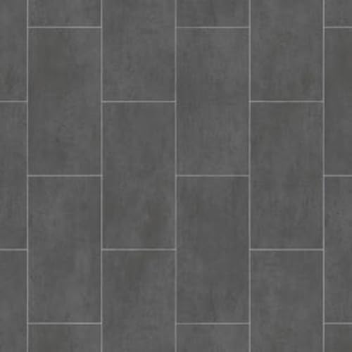 PVC CV Bodenbelag Vinyl Meterware 200 cm Breite Fliesen Optik (1, 300 x 200 cm) von Internethandel Pfordt