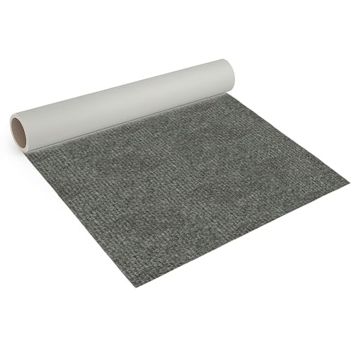 Internethandel Pfordt Teppichboden Nadelfilz Anthrazit, 100x200 cm, robuster Nadelvlies Bodenbelag, Meterware für Wohnbereiche, Ausstellungen und Messen von Internethandel Pfordt