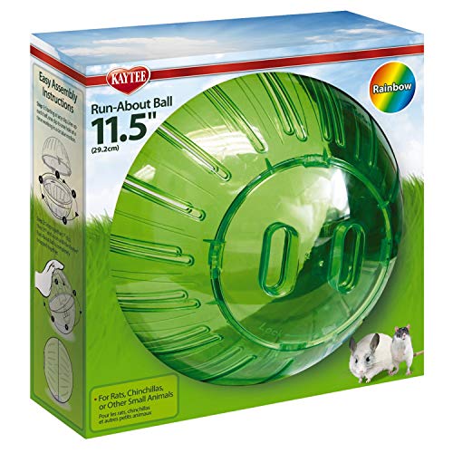 Kaytee, Run About Ball, Übungsball und Spielzeug für Ratten, Chinchillas und andere Kleintiere, 29,2cm Durchmesser, Farbe kann variieren Kaytee, Run About Ball, Übungsball und Spielzeug für Ratten, Chinchillas und andere Kleintiere, 29,2cm Durchmesser, Farbe kann variieren von Kaytee