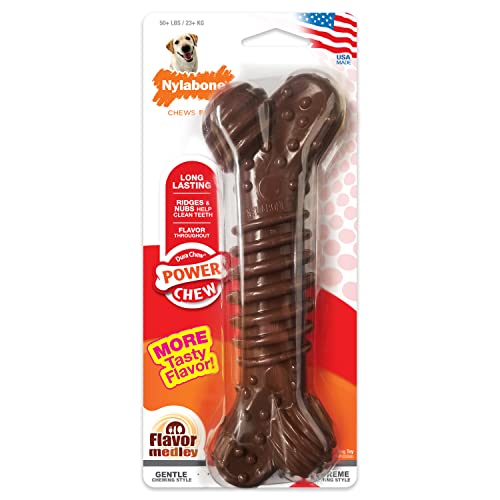 Interpet 982297 Nylabone - Dura Chew Plus-Kauknochen, Hähnchengeschmack, groß / souper von Nylabone