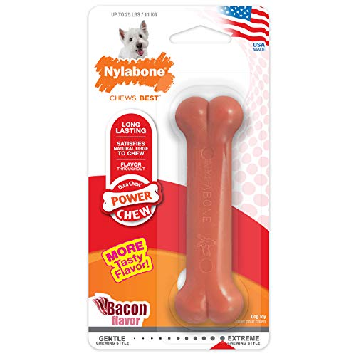 Nylabone Bacon Bone Dog Chew Regular von Nylabone