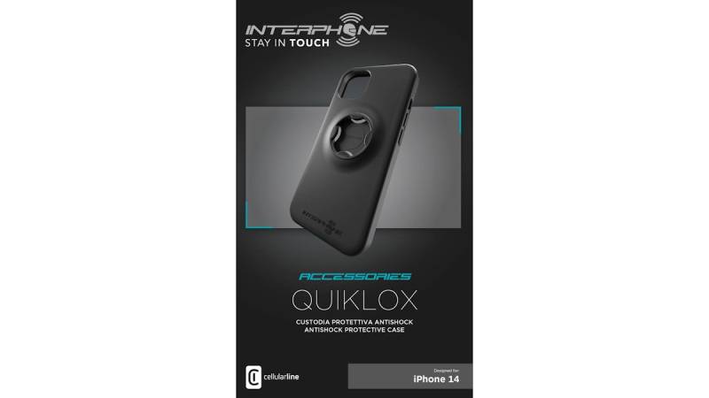 Interphone Handycase Quiklox IPHONE 14 Pro Max schwarz von Interphone