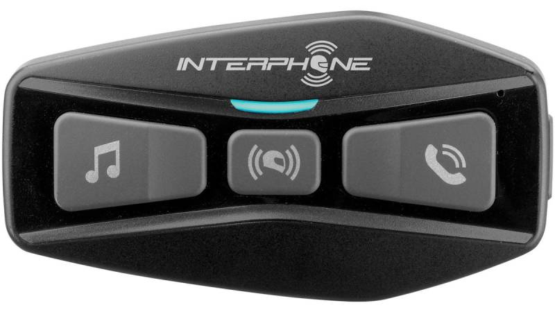 Interphone Helmkommunikationssystem Single-Kit, inkl. Zubehör von Interphone