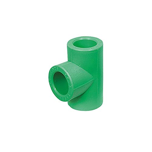 10 x Aqua-Plus – Fusiotherm PPR Rohr T-Stück d = 40 x 6,7 mm, grün von Interplast