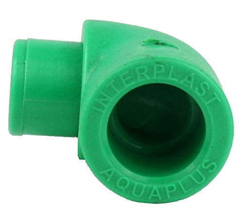 10 x PPR Aqua Plus 90° Winkel mit 20mm Durchmesser Kupplung/Stecker von Interplast