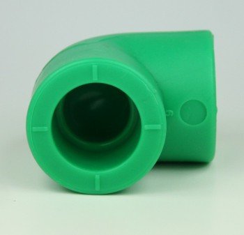 10 x PPR Aqua Plus 90° Winkel mit 25mm Durchmesser, Fusiotherm von Interplast